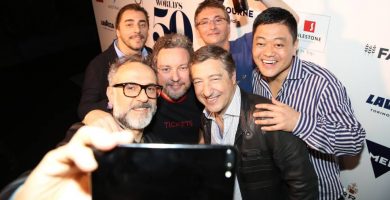 Foto selfie ganadores mejor restaurante del mundo 2018