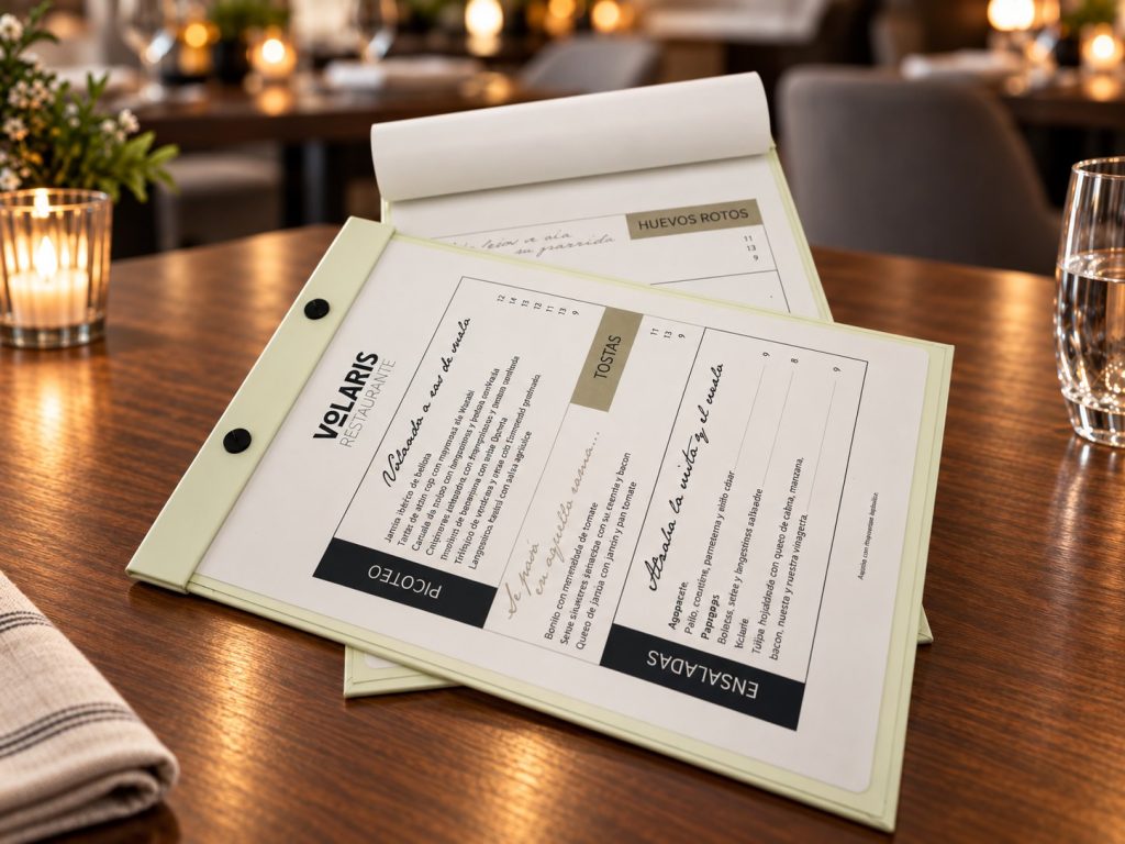 Carta Reeds vertical con tornillos laterales